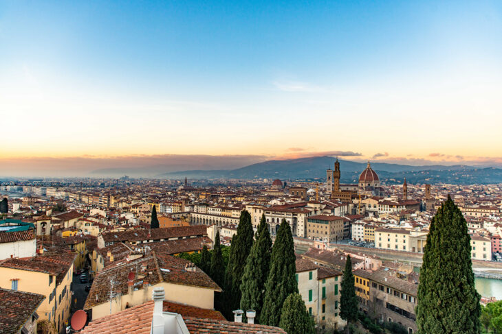 Terrasse der Villa Bardini, Florenz